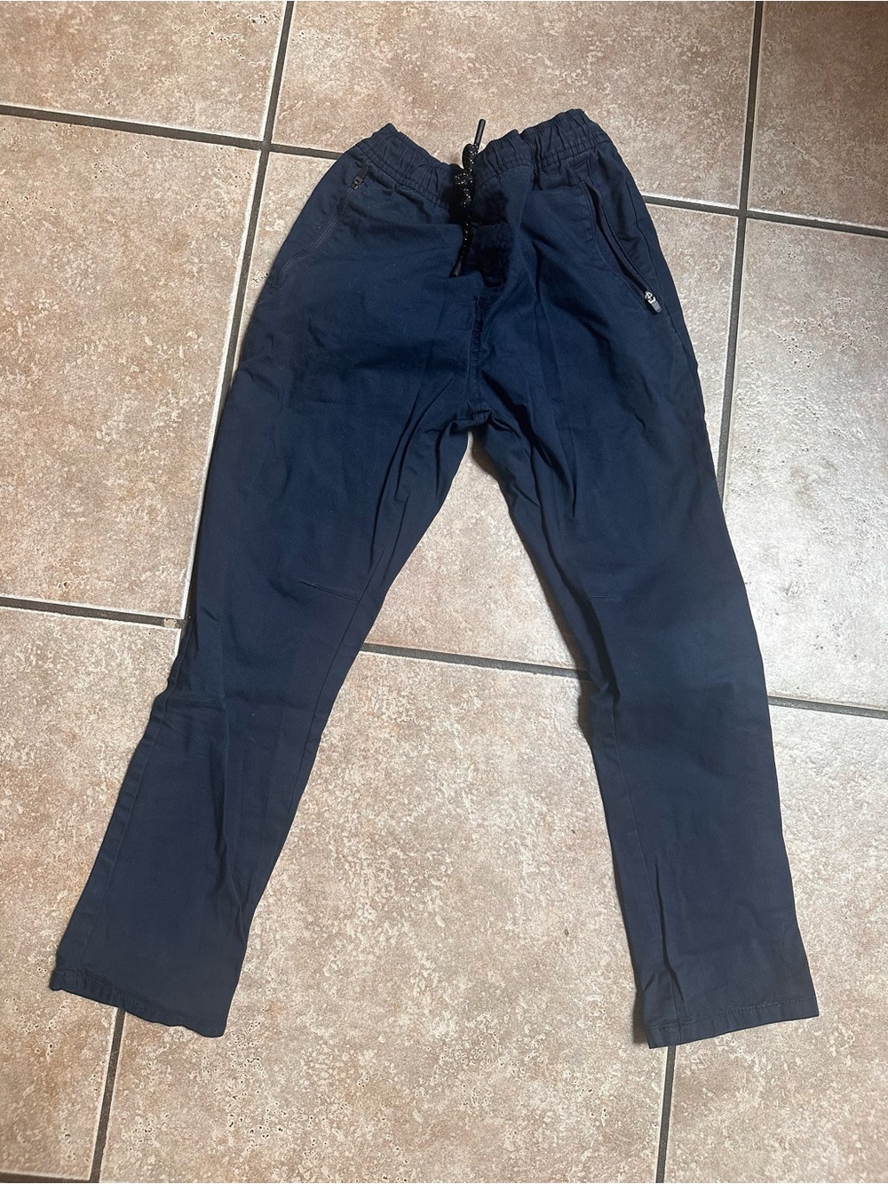 Cat & Jack Boys Navy Elastic Waist Jogger Pants